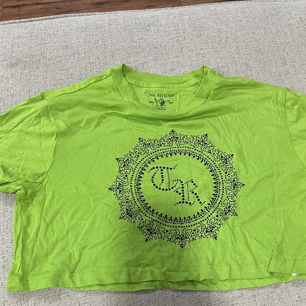 True Religion Lime Graphic Tee